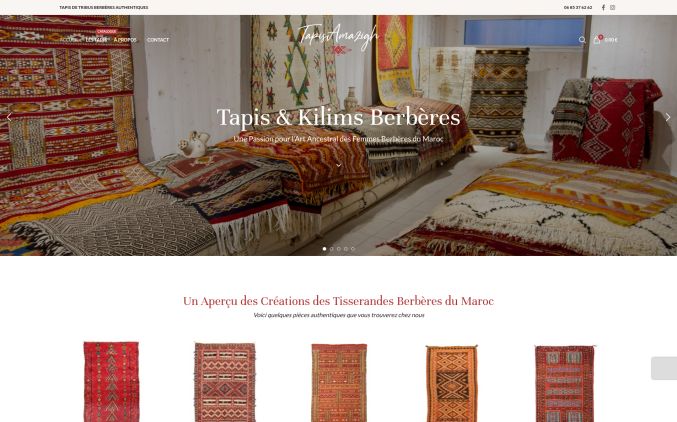 Capture de tapis-amazigh.com
