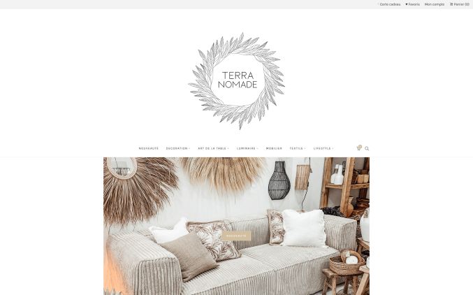 Capture de terra-nomade.com