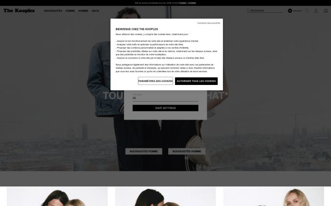 Capture de thekooples.com