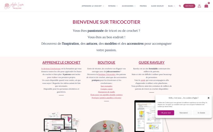 Capture de tricocotier.com