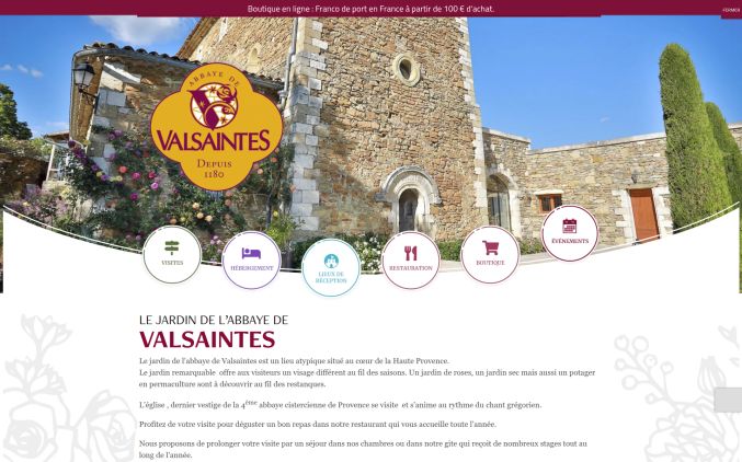 Capture de valsaintes.org
