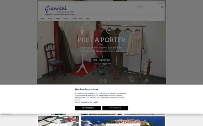 Capture de vetements-sur-mesure.com