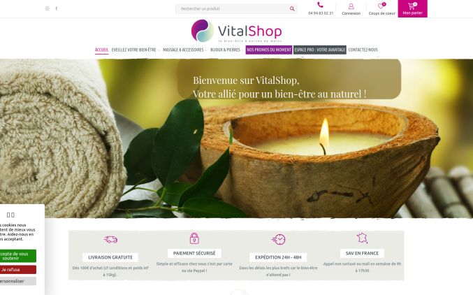 Capture de vital-shop.net