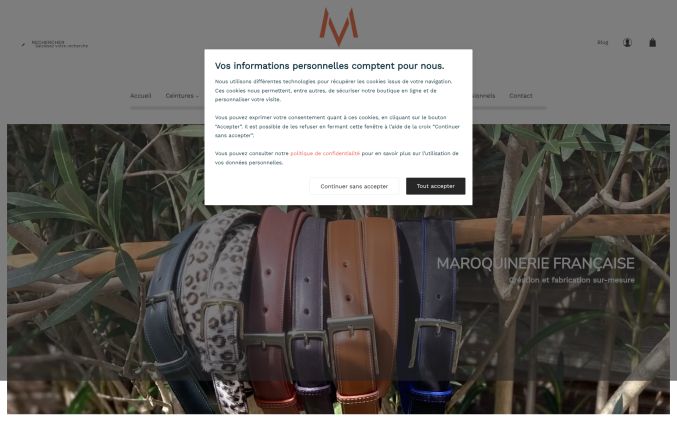 Capture de volcie-maroquinerie.fr