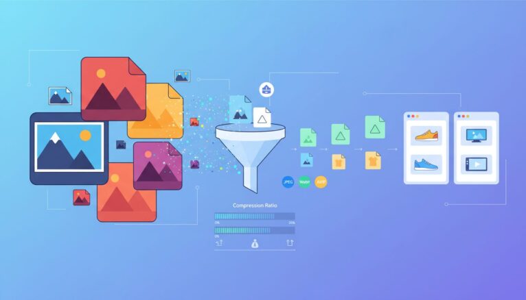 Compression avancée de ressources web pour boutique e-commerce rapide