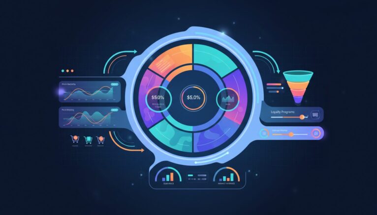 Tableau de bord intégrant suivi des prix et segmentation client e-commerce