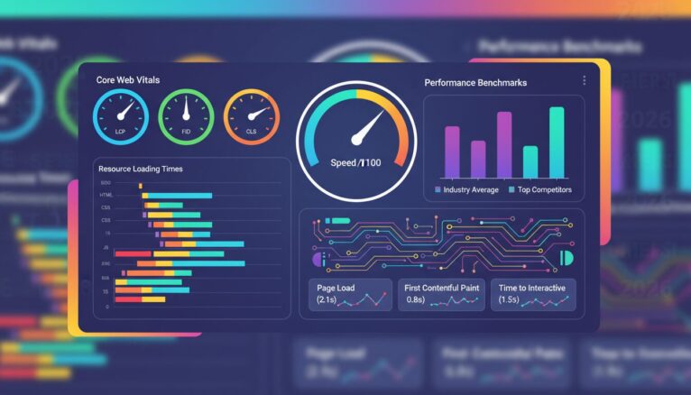Tableau de bord d'outils d'audit et d'analyse de performance web
