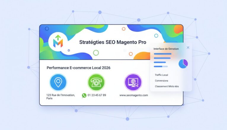 Fiche Google Business Profile avec infos précises et interface moderne