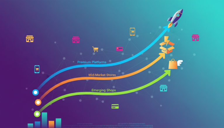 graphique evolution vitesse boutiques e-commerce francaises 2026