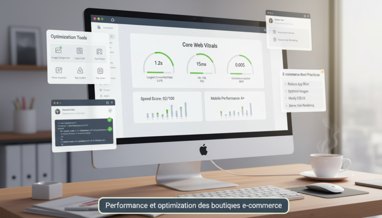 Tableau de bord Shopify Core Web Vitals et optimisation